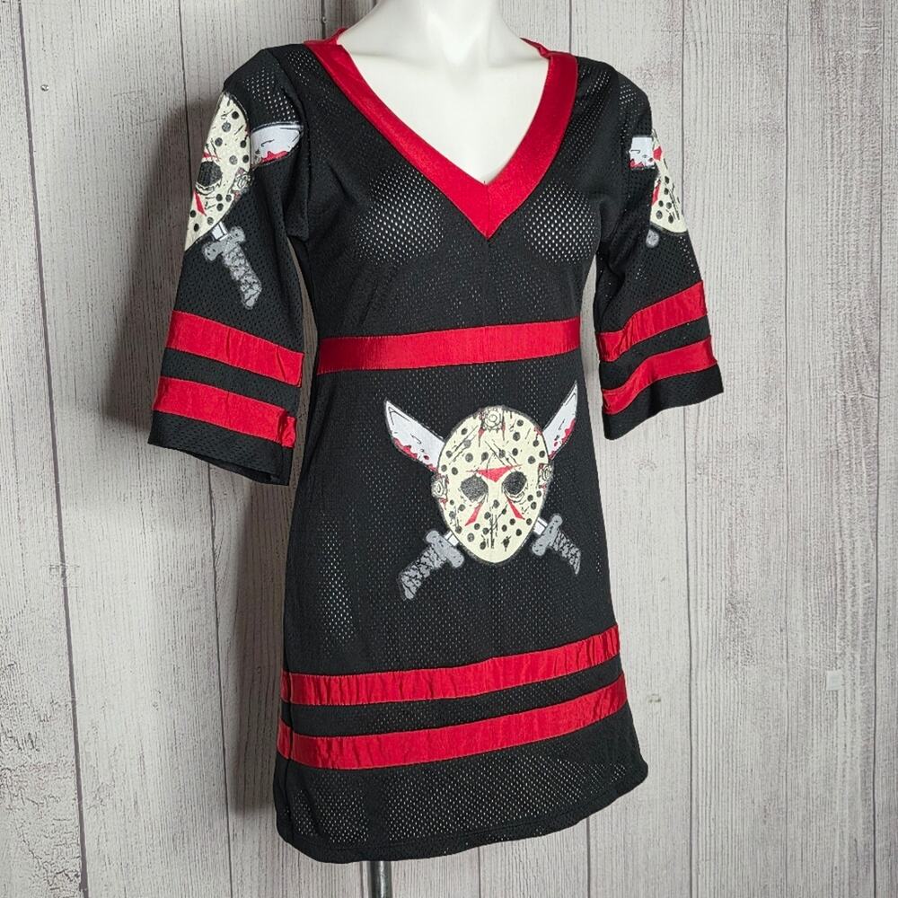 Friday the 13th Voorhees 13 Jersey Dress Rubie’s Horror Halloween Costume, sz S